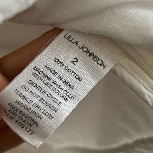 Ulla Johnson Camilla Mini Ruffle Dress Cowrie Size 2 - Picture 9 of 13